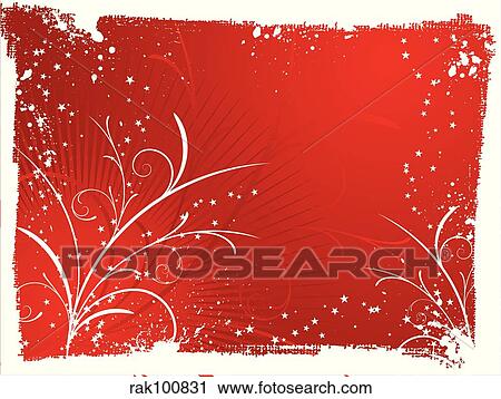 Clip Art - Abstract winter background. Fotosearch