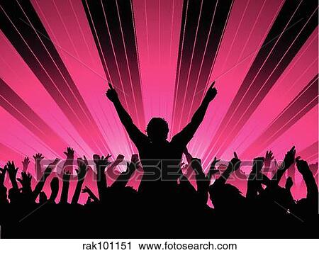 Clip Art - Audience. Fotosearch