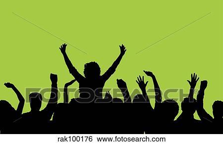 Audience View Large Illustration Stock Illustration - Audience. Fotosearch