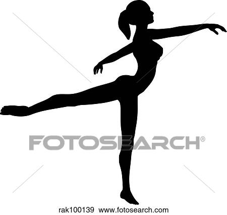 Stock Illustration - Ballet dancer. Fotosearch