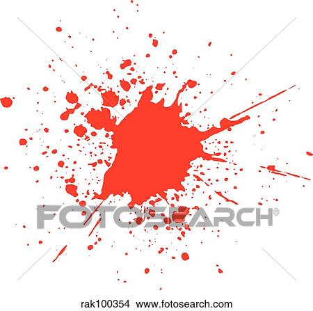 blood splat View Large Illustration Stock Illustration - blood splat. Fotosearch