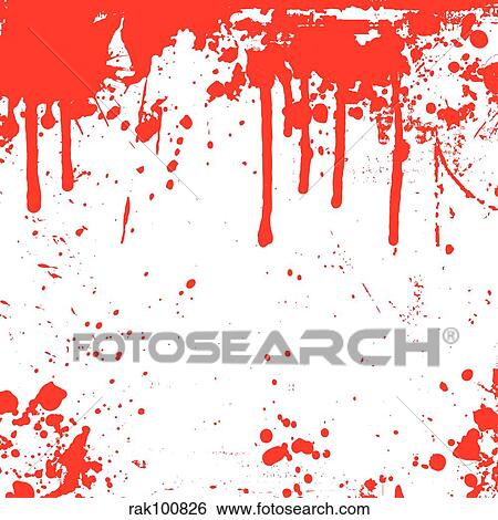 Blood splatter background View Large Illustration Stock Illustration - Blood splatter background. Fotosearch