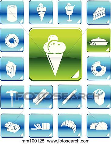 blue food View Large Illustration Stock Illustration - blue food. Fotosearch