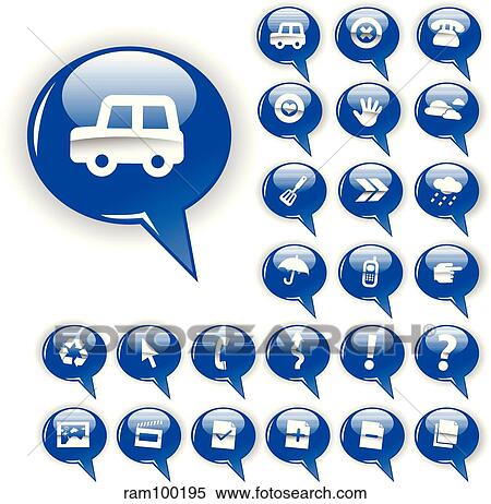 blue View Large Illustration Stock Illustration - blue. Fotosearch