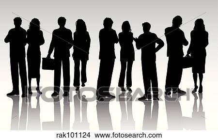 Stock Illustration - business people. Fotosearch