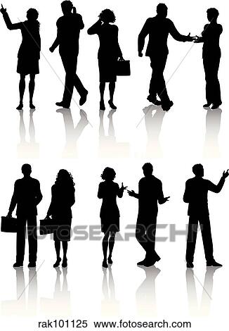 Business people View Large Illustration Stock Illustration - Business people. Fotosearch