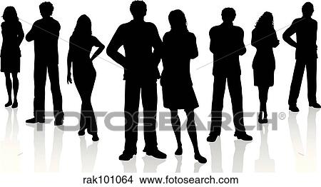 Stock Illustration - business team. Fotosearch