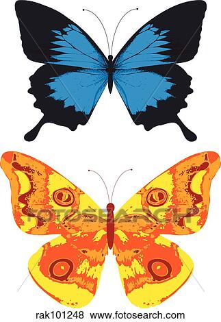 Stock Illustration - butterflies. Fotosearch