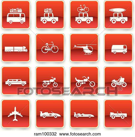 car icons View Large Illustration Drawing - car icons. Fotosearch