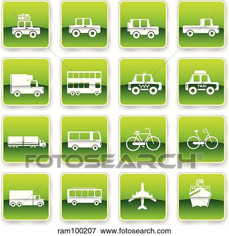 car icons View Large Illustration Stock Illustration - car icons. Fotosearch