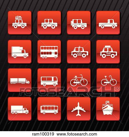 car icons View Large Illustration Stock Illustration - car icons. Fotosearch