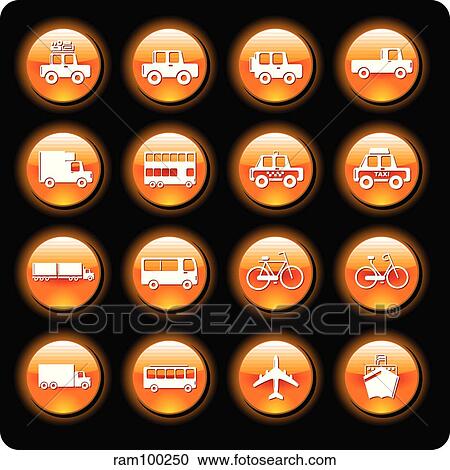 carblue View Large Illustration Clipart - carblue. Fotosearch