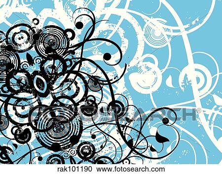Clipart - Chaotic grunge. Fotosearch