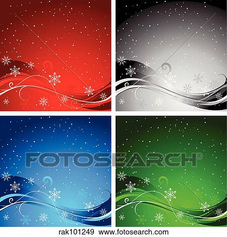 Stock Illustration - Christmas backgrounds. Fotosearch