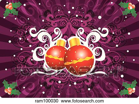 Clipart - christmas ball. Fotosearch