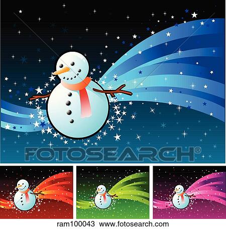 CHRISTMAS iceman View Large Illustration Drawing - CHRISTMAS iceman. Fotosearch