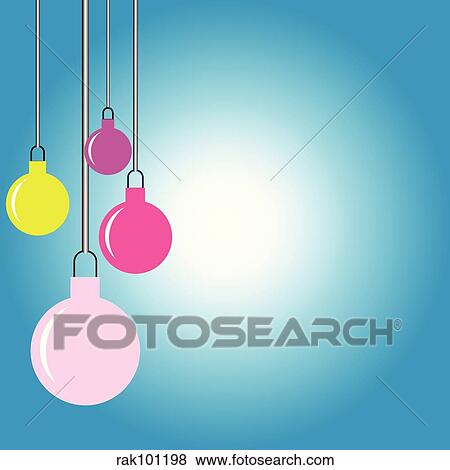 Stock Illustration - christmas ornament background - vector. Fotosearch