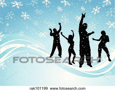 Stock Illustration - Christmas party. Fotosearch