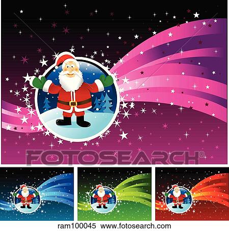 christmas santa View Large Illustration Stock Illustration - christmas santa. Fotosearch