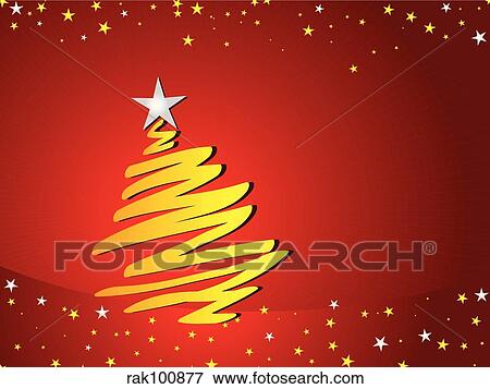 Stock Illustration - Christmas tree background. Fotosearch