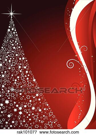 Stock Illustration - christmas tree background. Fotosearch