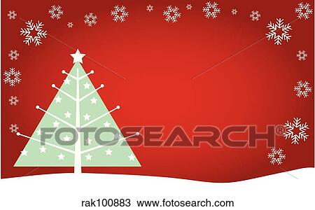 Drawing - christmas tree. Fotosearch