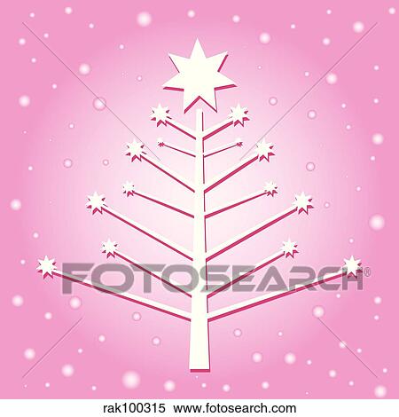 Christmas tree pink View Large Illustration Stock Illustration - Christmas tree pink. Fotosearch