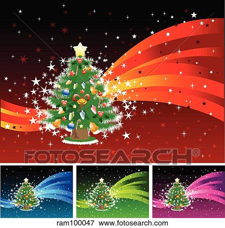 christmas tree View Large Illustration Stock Illustration - christmas tree. Fotosearch