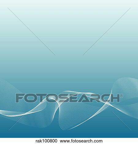 Clipart - cool waves. Fotosearch