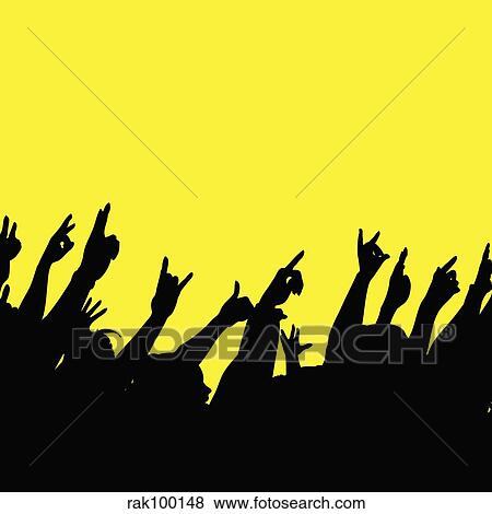 Stock Illustration - Crowd. Fotosearch