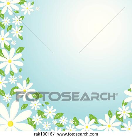 Stock Illustration - daisy background. Fotosearch