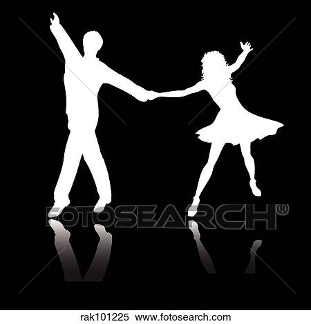 Stock Illustration - dancers. Fotosearch