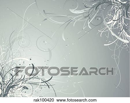Clipart - Decorative abstract. Fotosearch