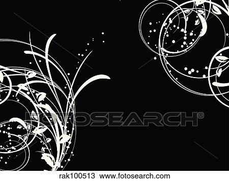 Decorative background View Large Illustration Drawing - Decorative background. Fotosearch