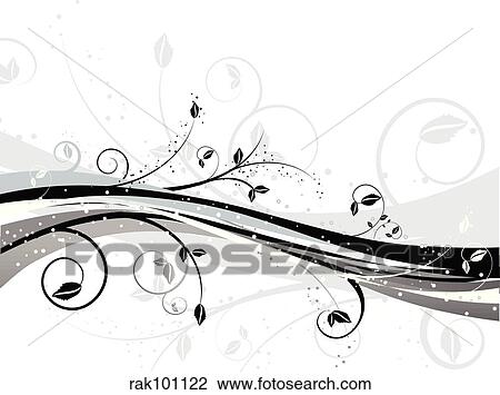 Decorative background View Large Illustration Drawing - Decorative background. Fotosearch
