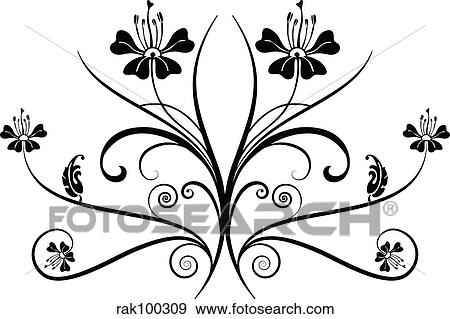 Stock Illustration - Decorative element. Fotosearch