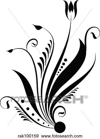 Stock Illustration - Decorative ornament. Fotosearch