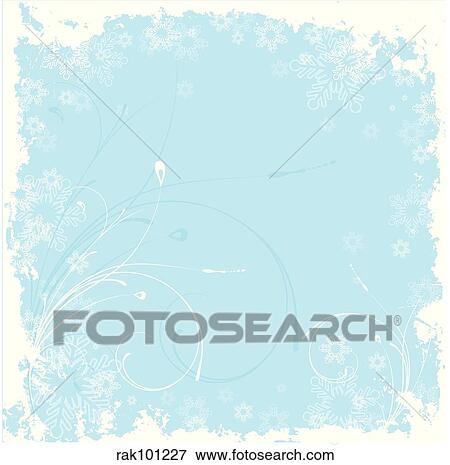 Decorative winter grunge View Large Illustration Stock Illustration - Decorative winter grunge. Fotosearch
