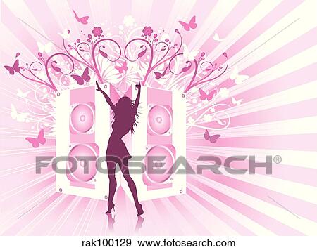 disco females View Large Illustration Stock Illustration - disco females. Fotosearch