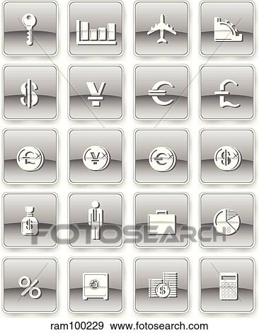 Stock Illustration - economic bw. Fotosearch
