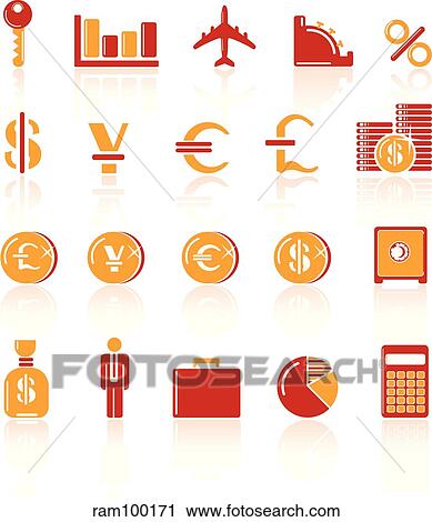 economic red View Large Illustration Clip Art - economic red. Fotosearch