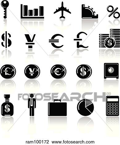 Drawing - economic reflect. Fotosearch