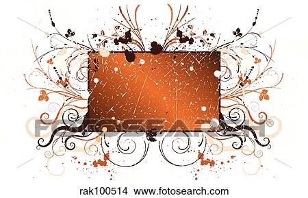 Extreme grunge frame View Large Illustration Stock Illustration - Extreme grunge frame. Fotosearch
