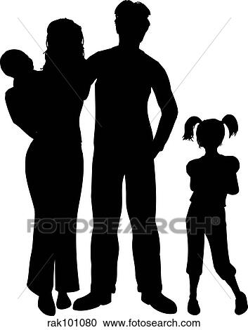 Family View Large Illustration Clipart - Family. Fotosearch