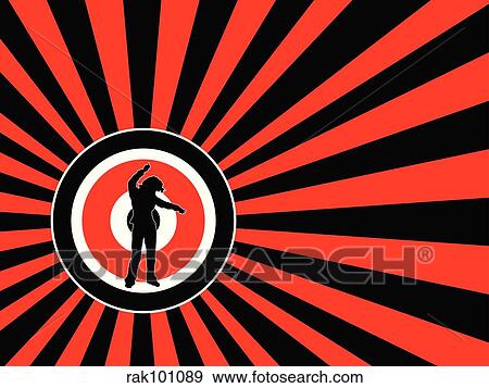 Stock Illustration - Female dancing. Fotosearch