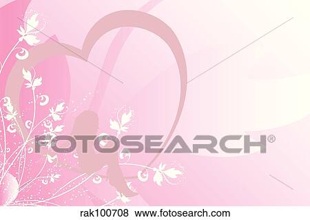 Female in heart View Large Illustration Stock Illustration - Female in heart. Fotosearch
