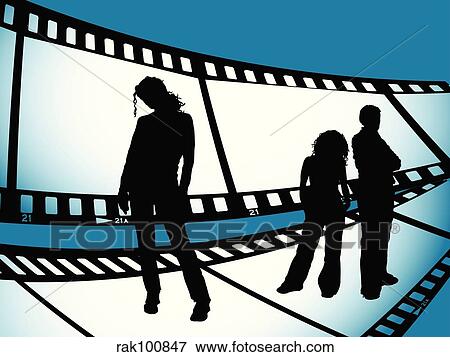 Film strip View Large Illustration Stock Illustration - Film strip. Fotosearch