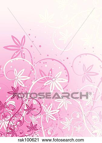 Floral abstract View Large Illustration Clip Art - Floral abstract. Fotosearch