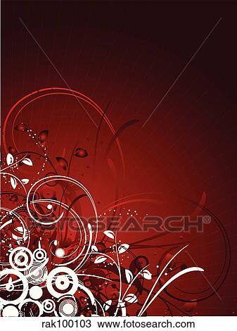 Floral abstract View Large Illustration Drawing - Floral abstract. Fotosearch