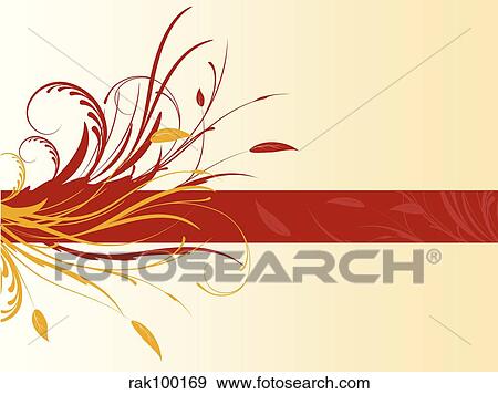 Floral abstract View Large Illustration Stock Illustration - Floral abstract. Fotosearch